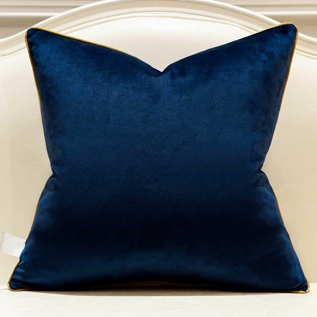 Sidian Luxury | Pillow Covers with Velvet Material & Golden Accents | Elegant Home Decor for Ultimate Comfort