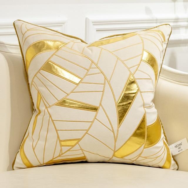 Sidian Luxury | Pillow Covers with Velvet Material & Golden Accents | Elegant Home Decor for Ultimate Comfort
