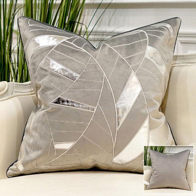 Sidian Luxury | Pillow Covers with Velvet Material & Golden Accents | Elegant Home Decor for Ultimate Comfort