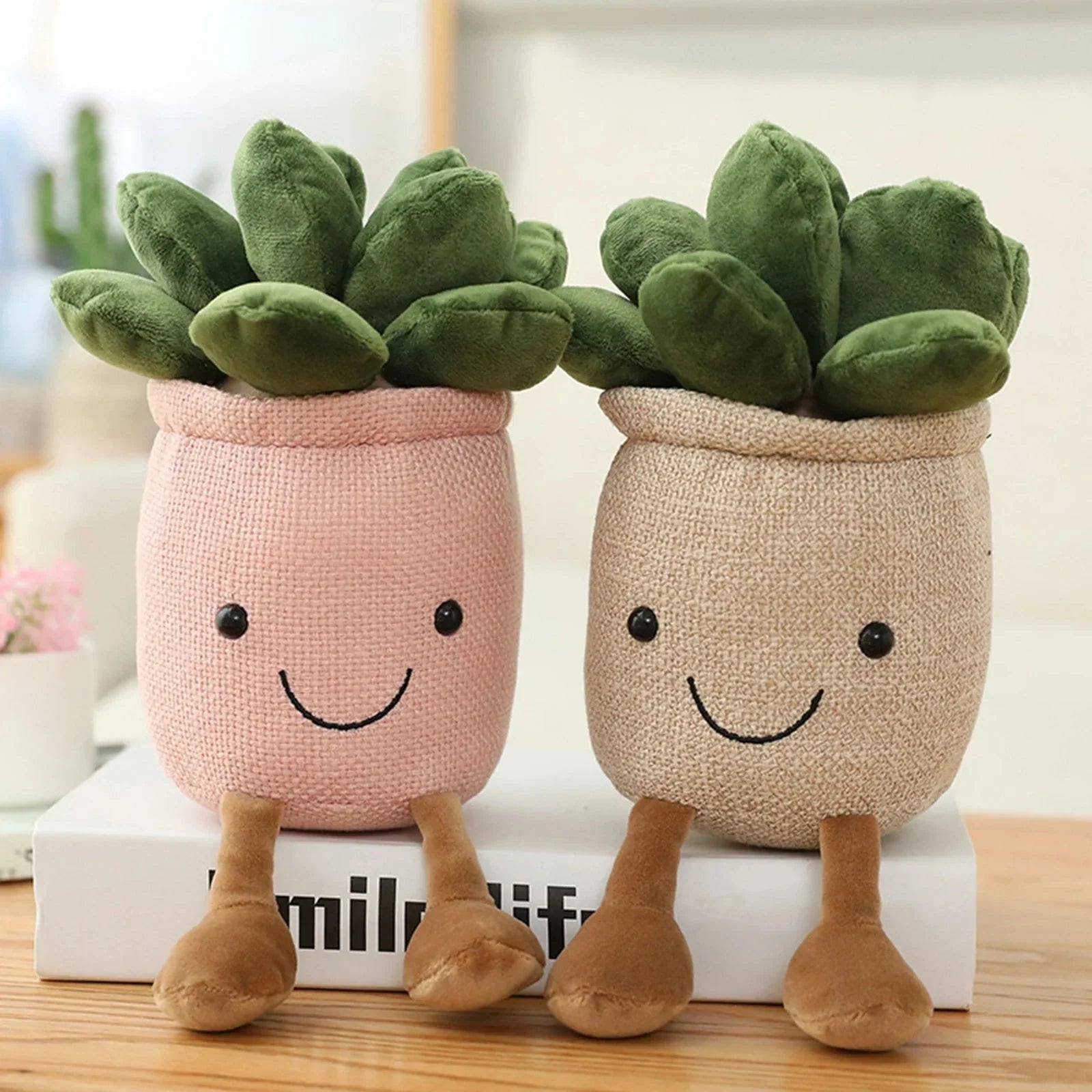 Succulent Plush Pillow with Soft Cuddly Design | Cozy Home Decor for Comfort