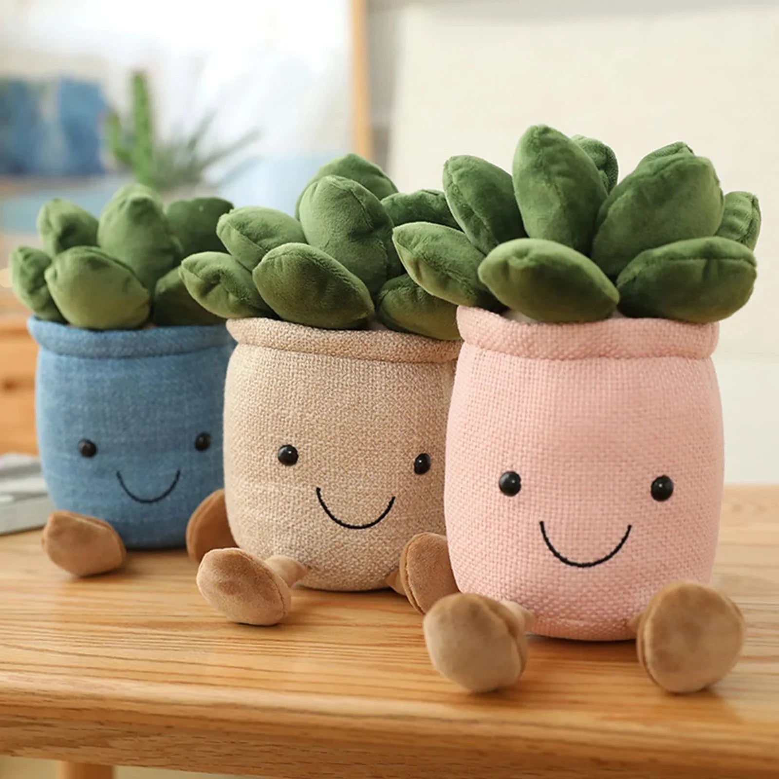 Succulent Plush Pillow with Soft Cuddly Design | Cozy Home Decor for Comfort