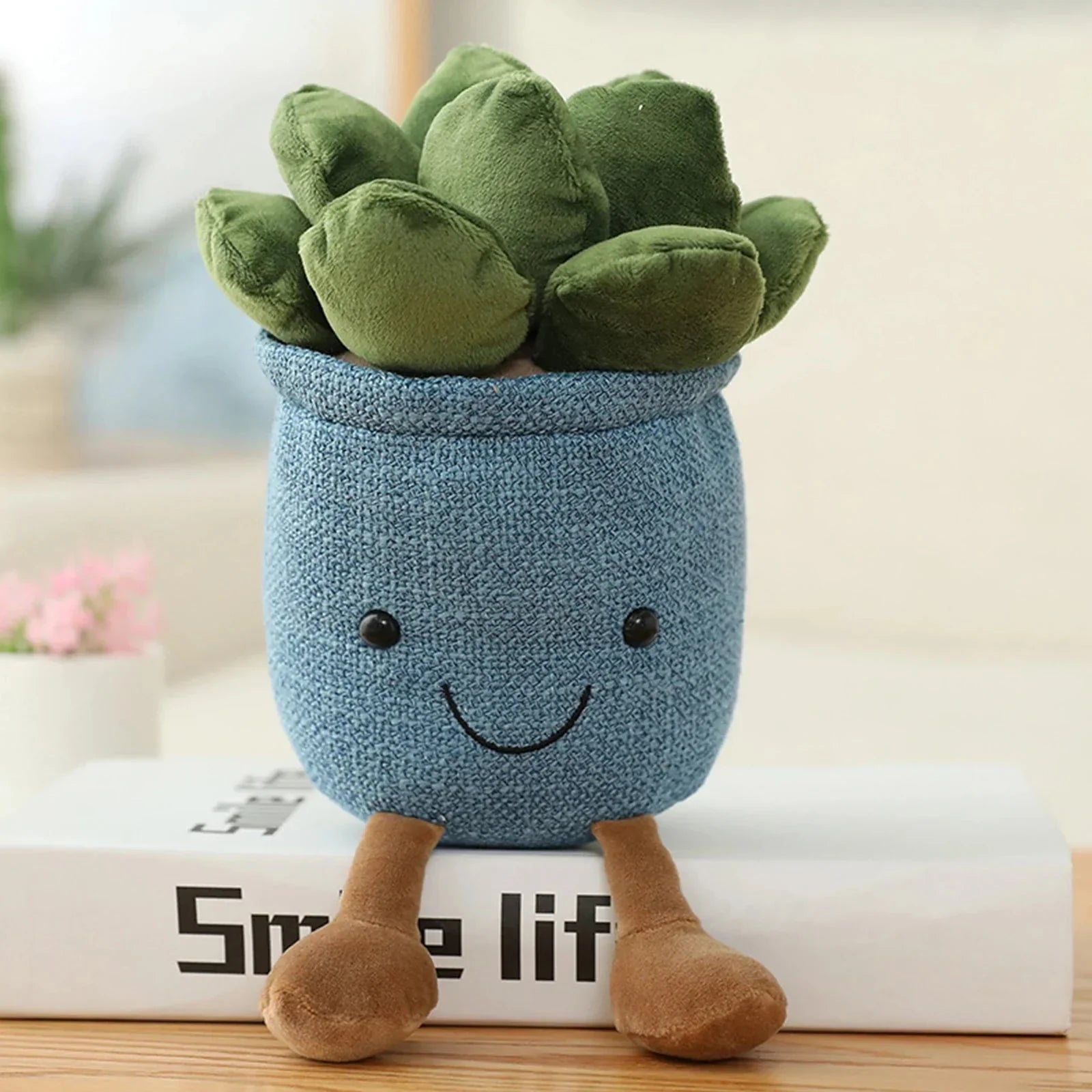 Succulent Plush Pillow with Soft Cuddly Design | Cozy Home Decor for Comfort