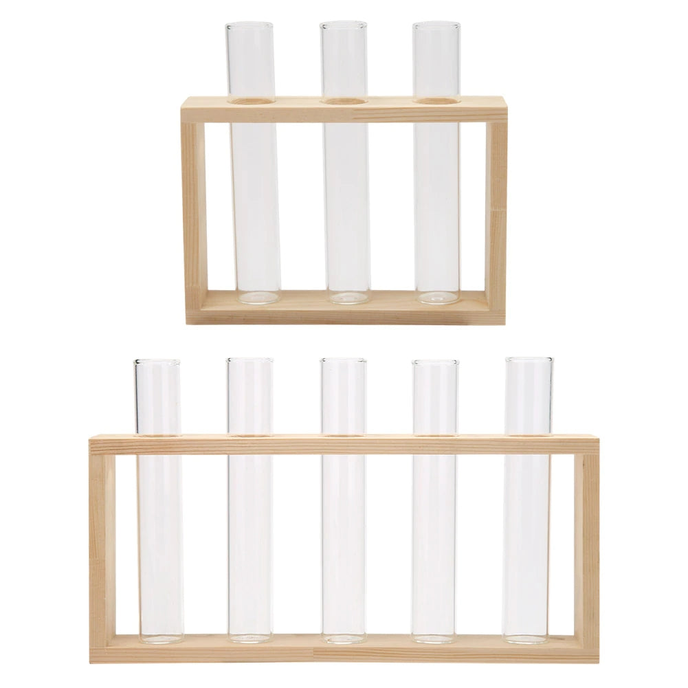 Test Tube Glass Vase with Unique Design | Perfect for Dark Academia Decor