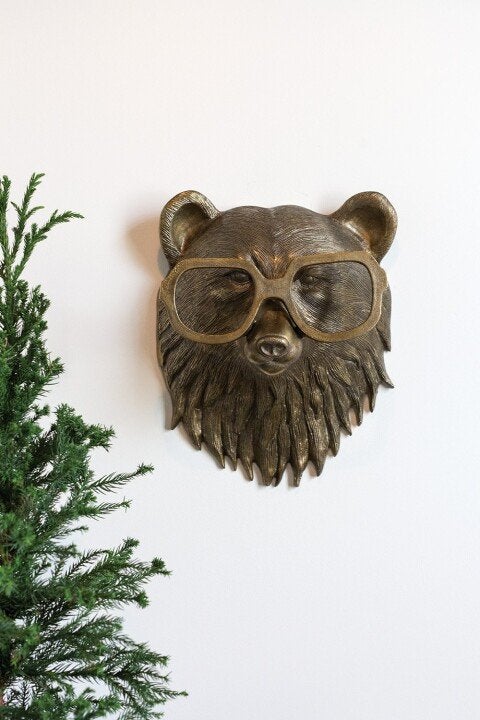 Unique Animal Head Wall Decor | Hand-Painted Resin Art for Playful Home Accents