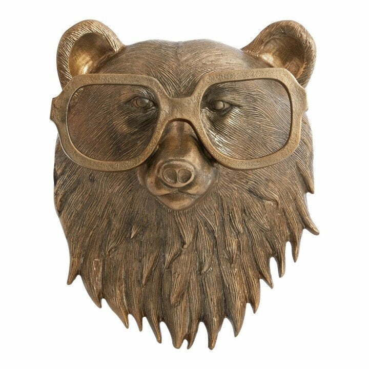 Unique Animal Head Wall Decor | Hand-Painted Resin Art for Playful Home Accents