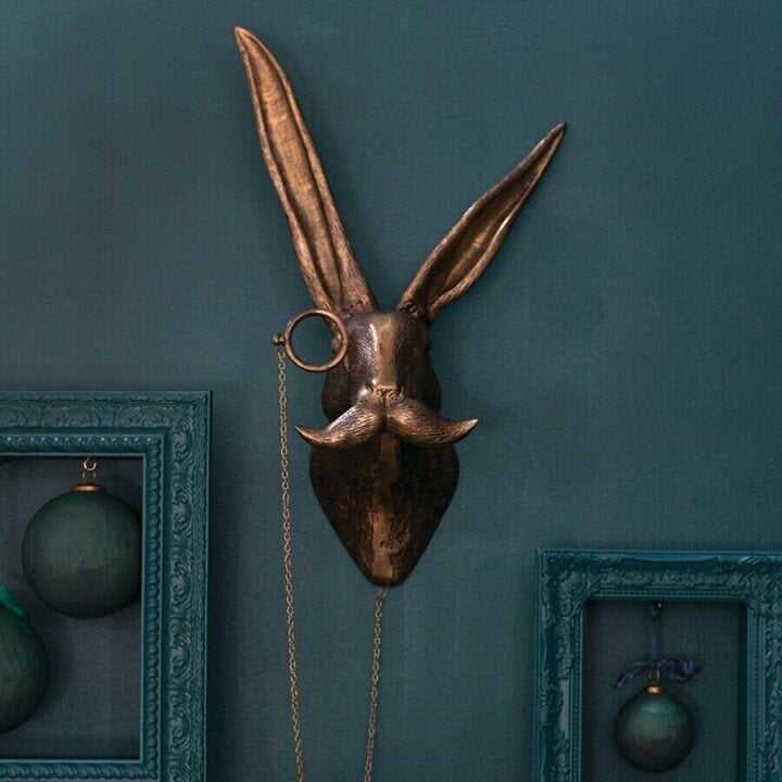 Unique Animal Head Wall Decor | Hand-Painted Resin Art for Playful Home Accents