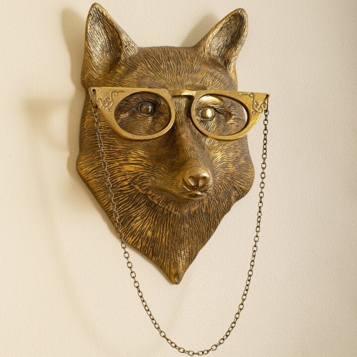 Unique Animal Head Wall Decor | Hand-Painted Resin Art for Playful Home Accents