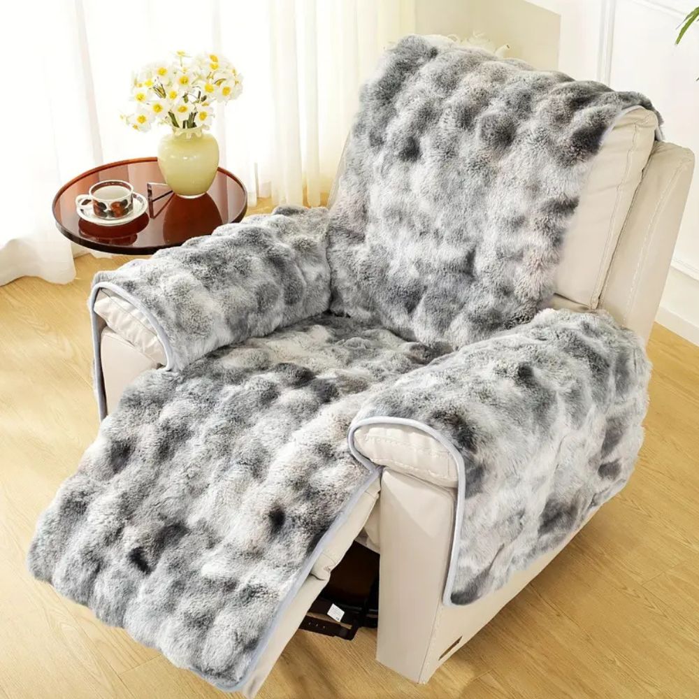 Velvet Plush | Sofa Cover with Non-Slip Design & Premium Microfiber | Cozy Protection for Recliners