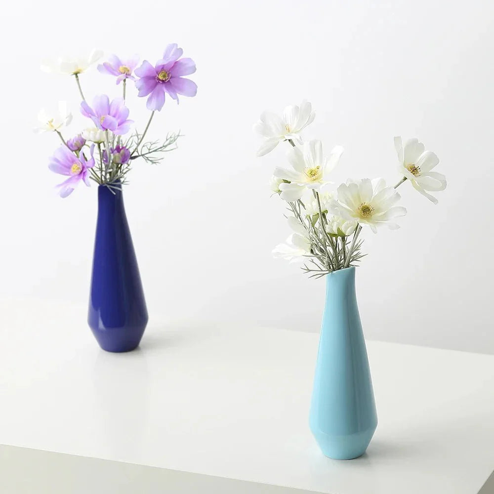 Vibrant Porcelain Flower Vase with Modern Design for Elegant Home Decor